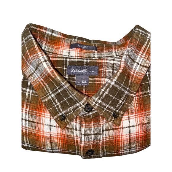 eddie bauer flannel shirt - Picture 3 of 11